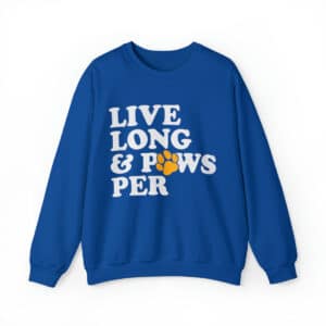 Live Long & Pawsper Unisex Heavy Blend™ Crewneck Sweatshirt