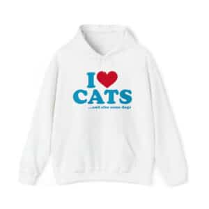 I Love Cats Unisex Hoodie