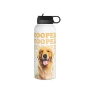Customizable Stainless Steel Water Bottle, Standard Lid